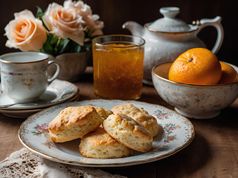 Glazed Orange Scones
